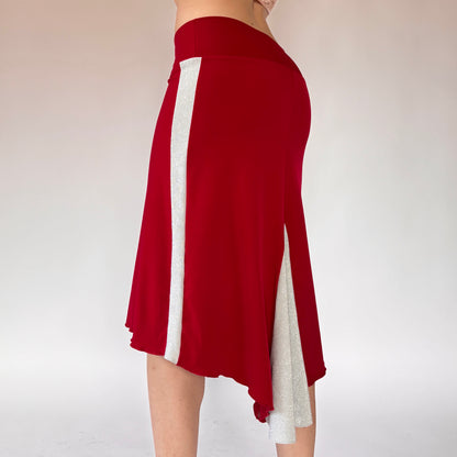 Y2K Sporty Spice Midi Skirt (S)