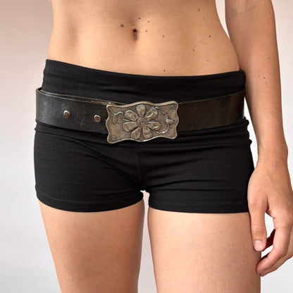 90s Chunky Flower Buckle Belt