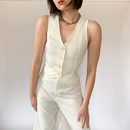 Vintage 1970s Three-Piece Suit (XXS)