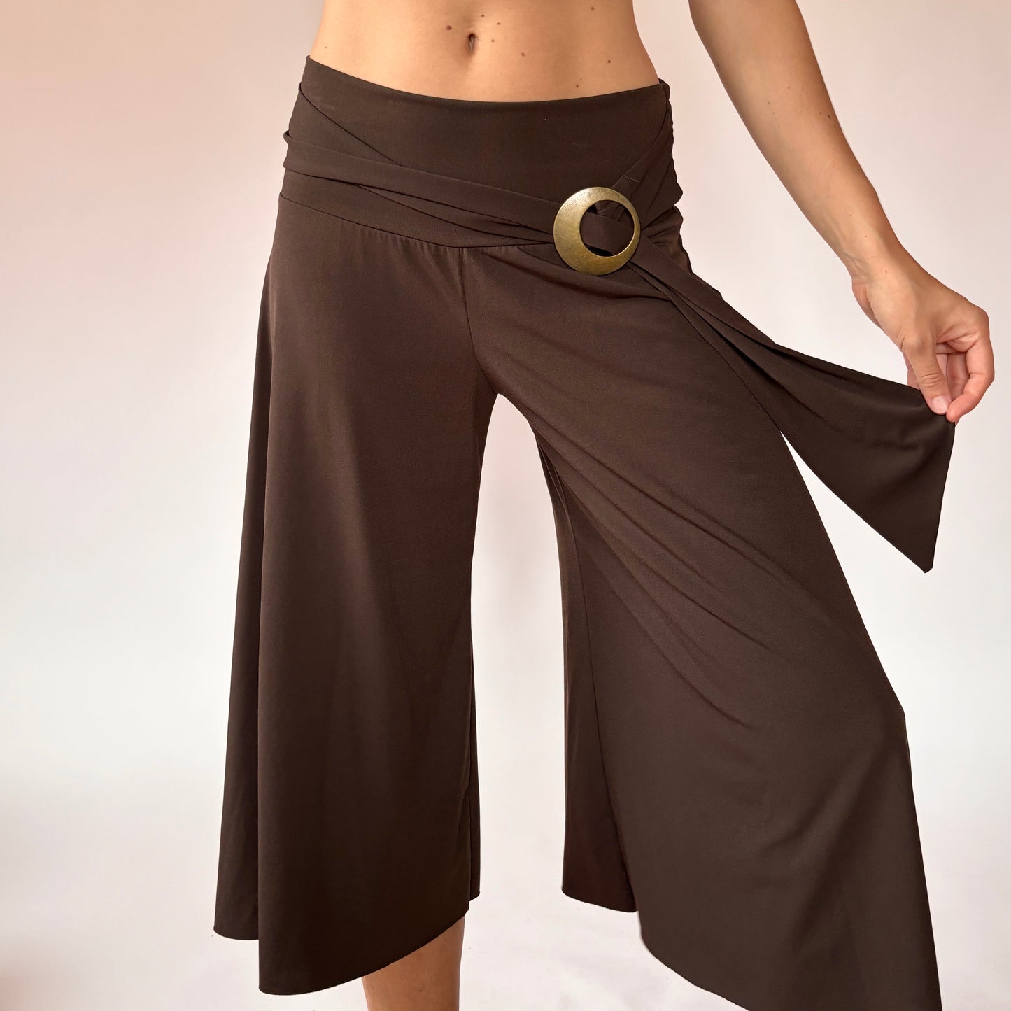 Y2K Belted Gauchos (S/M)