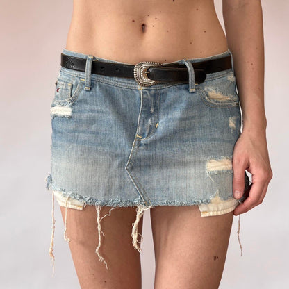 Vintage Western Leather Belt (XS/S)