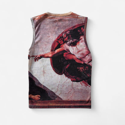 00s Renaissance Graphic Top (M)