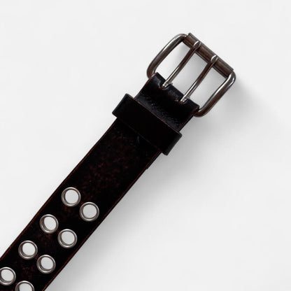 Leather Grommet Belt