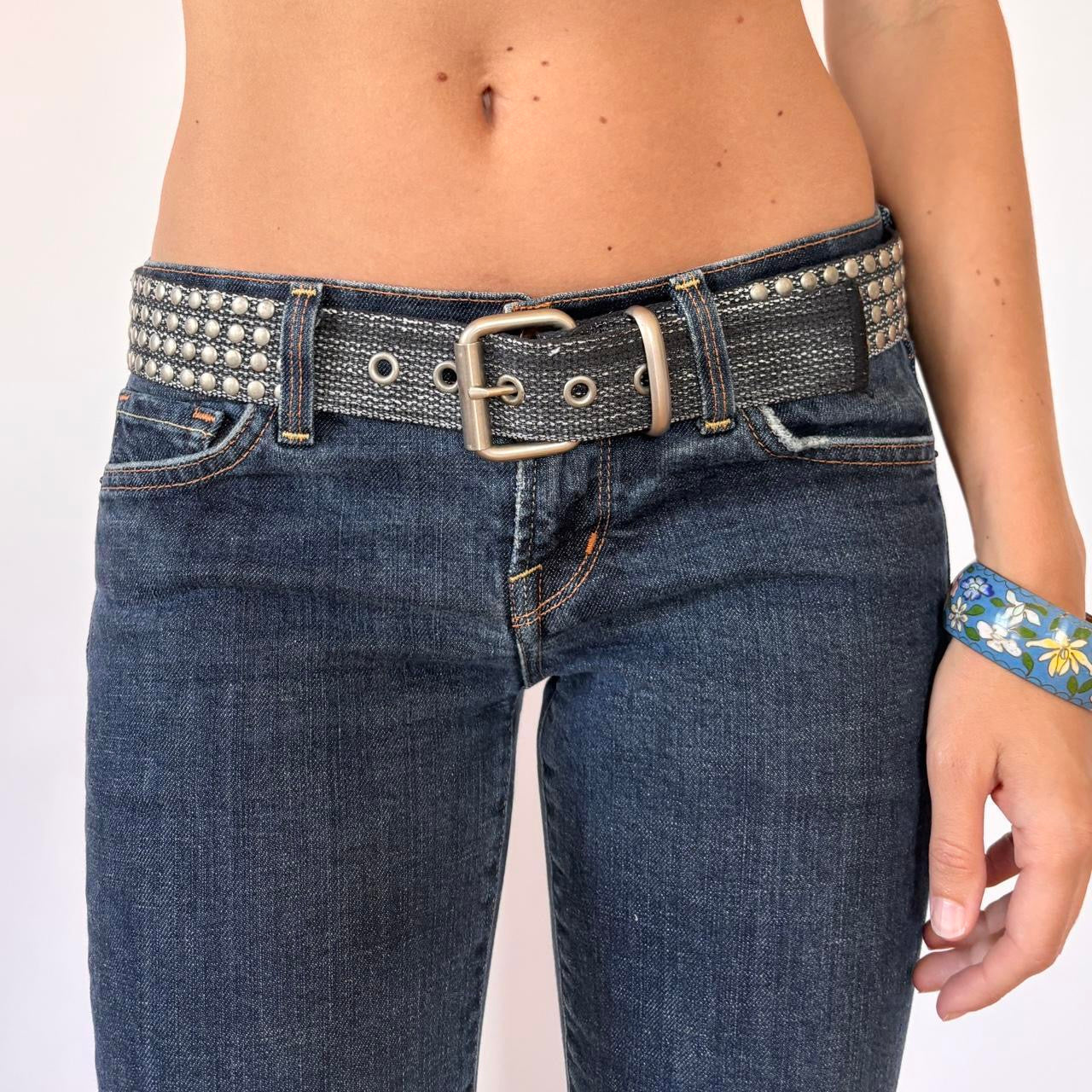Studded Grommet Belt