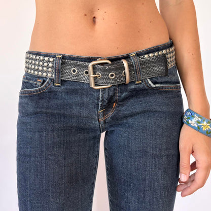 Studded Grommet Belt