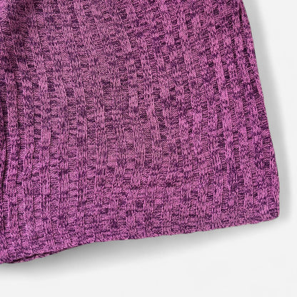 Y2K Rave Purple Turtleneck Sweater (S)