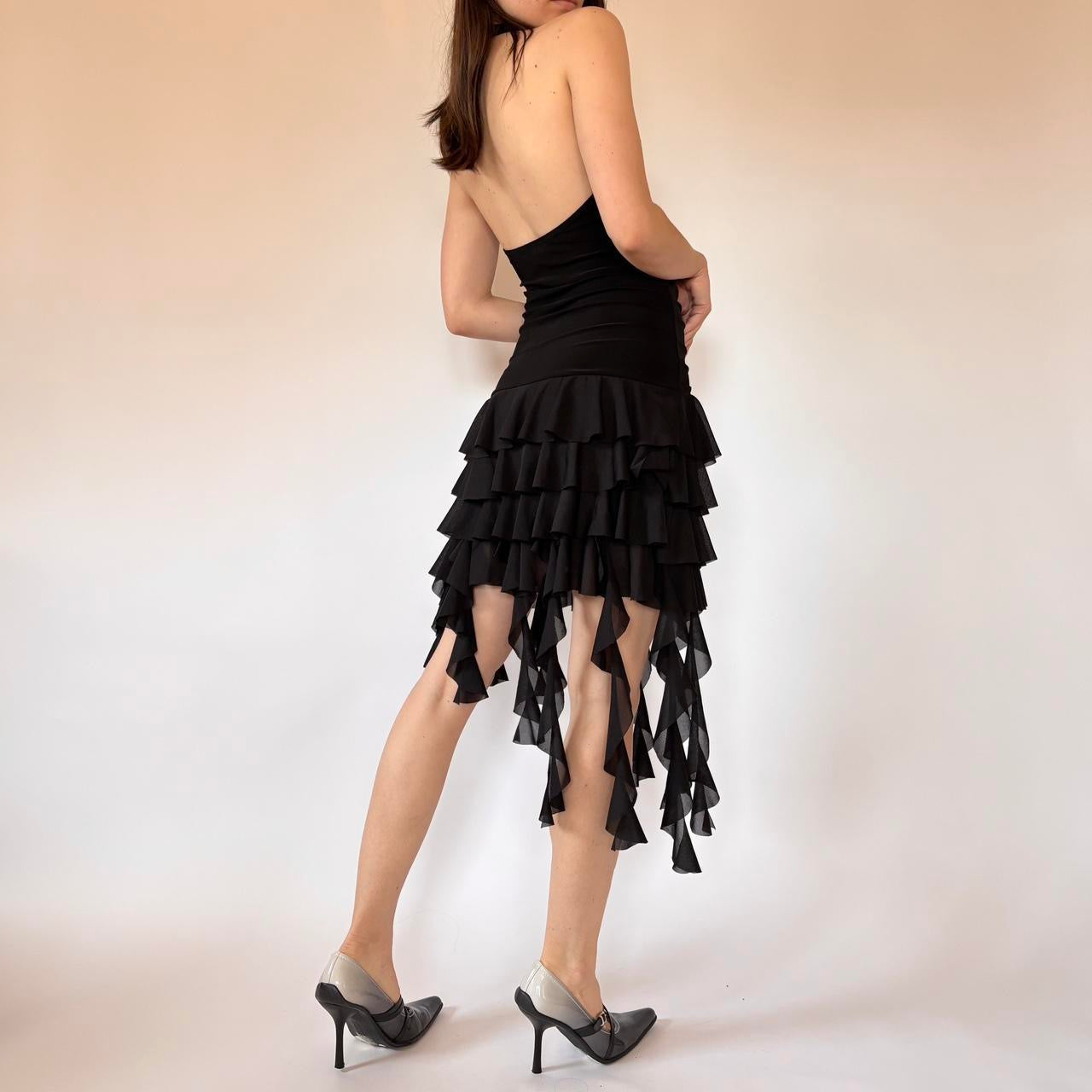 Y2K Noir Jellyfish Dress (M)