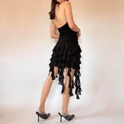 Y2K Noir Jellyfish Dress (M)
