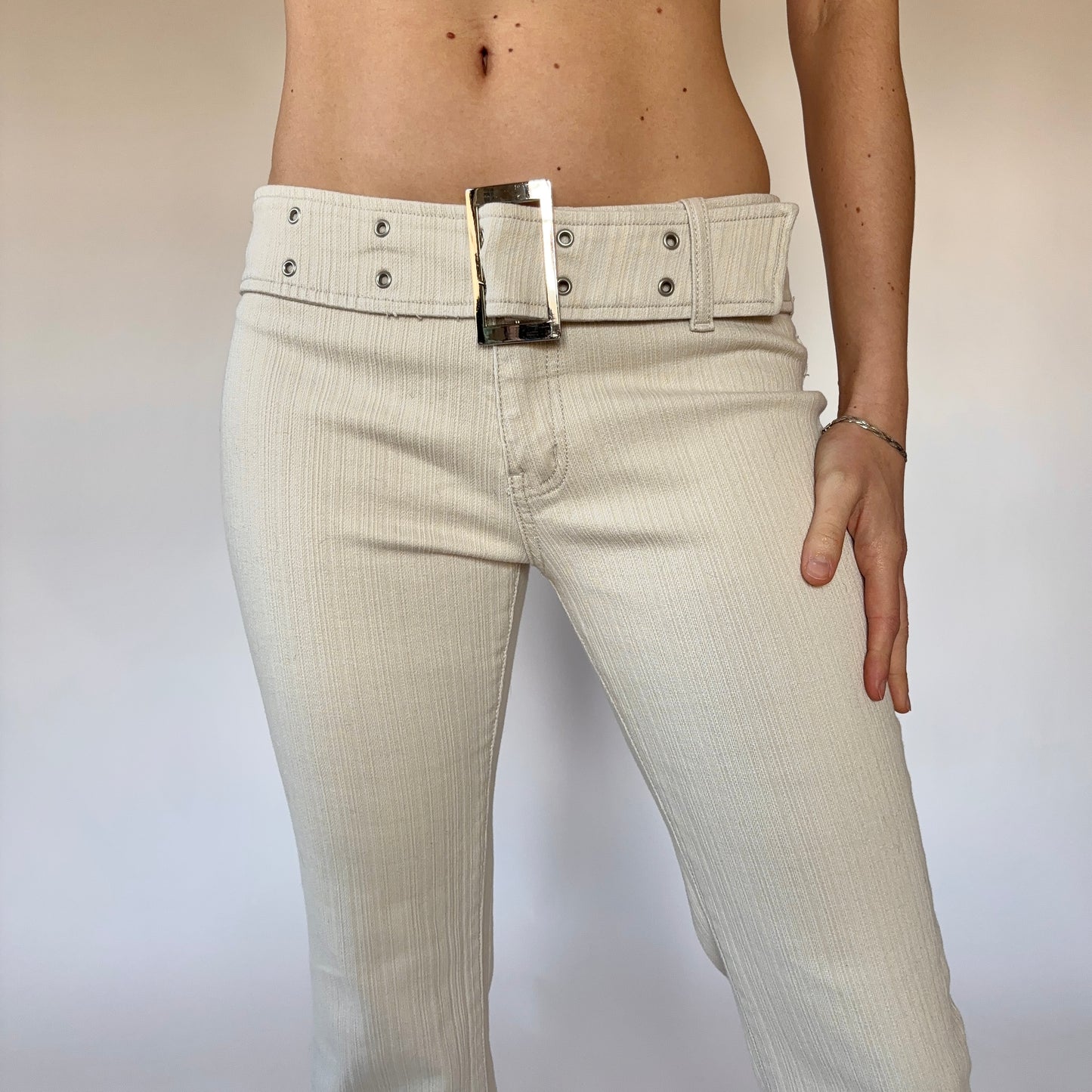 Y2K Belted Flares (S)