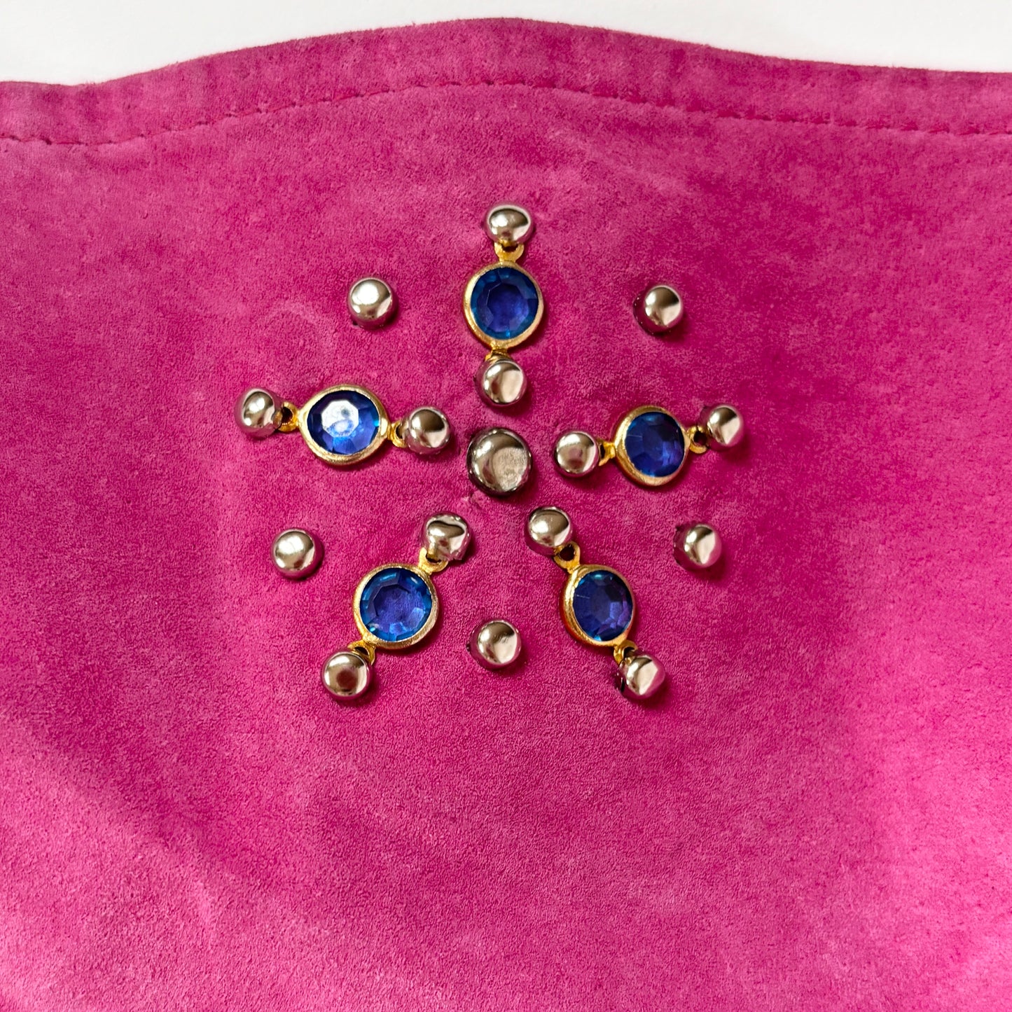 Y2K Pink Leather Top (M)