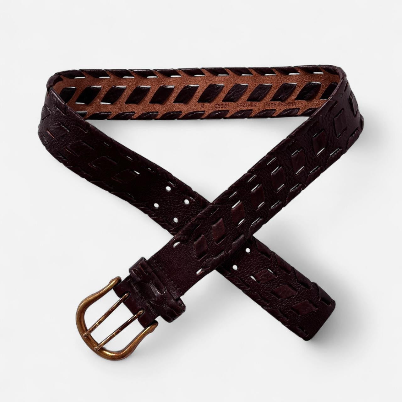 Woven Leather Belt