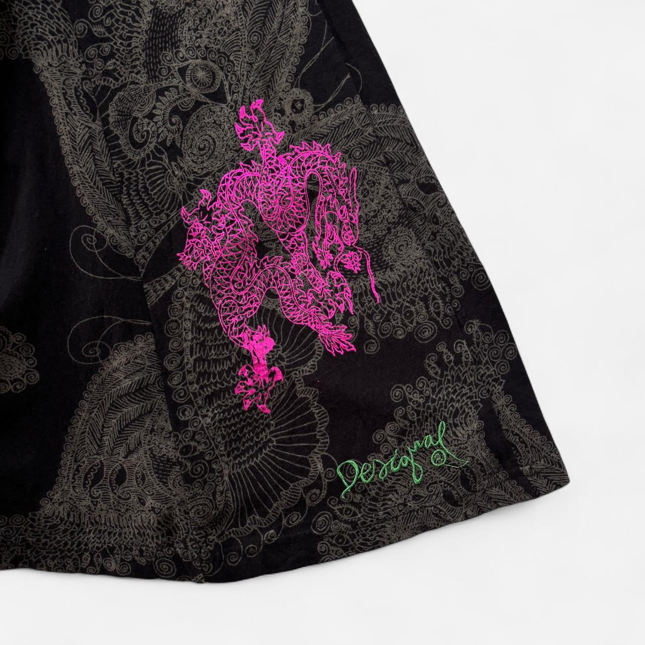 Desigual Graphic Midi Skirt (L/XL)