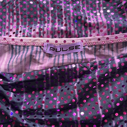 Y2K Purple Sequin Party Top (M/L)