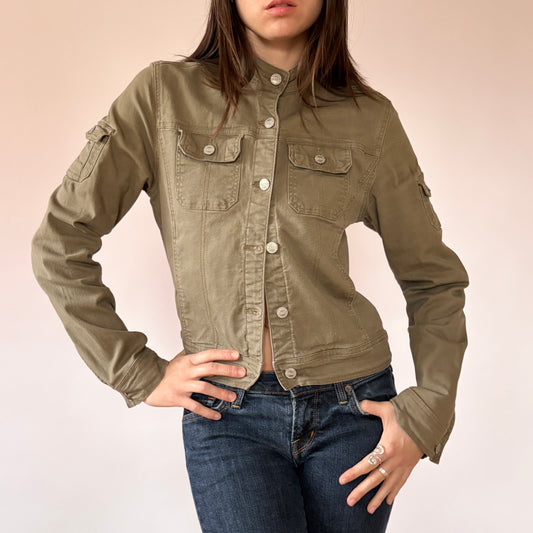 Y2K Cargo Jacket (S)