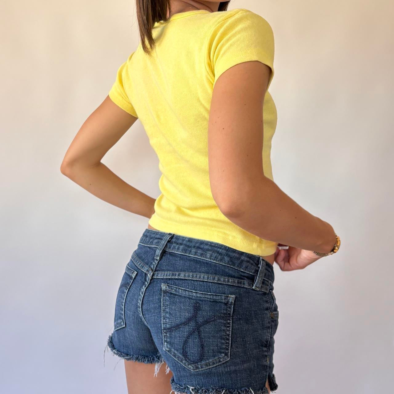 Y2K Whatever! Baby Tee (XS)