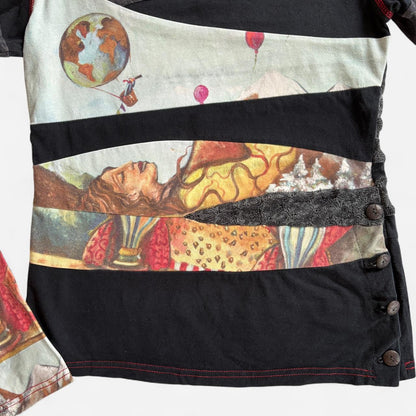 French Y2K Graphic Top (M)