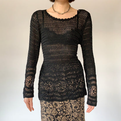 Vintage Crochet Top (S/M)