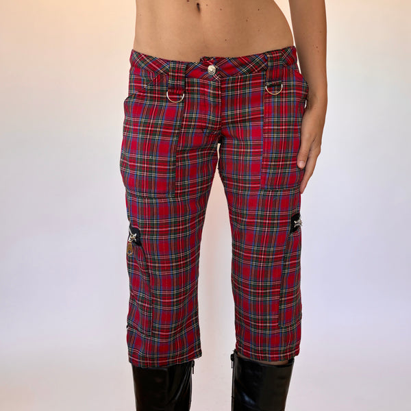 90s Plaid Mallgoth Shorts (M)