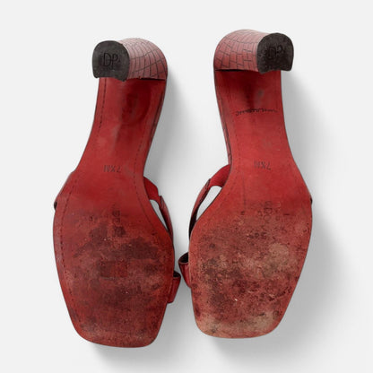 Y2K Buckle Heels (7.5)