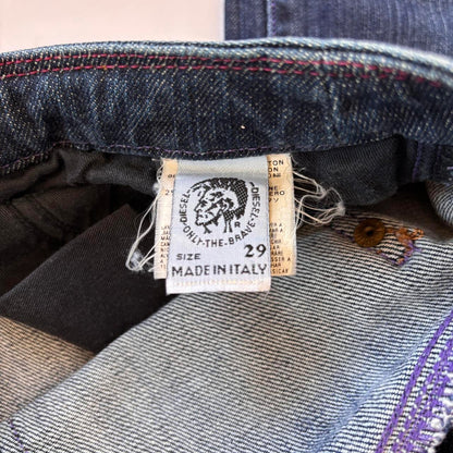 Diesel Studded Low Rise Jeans (S)