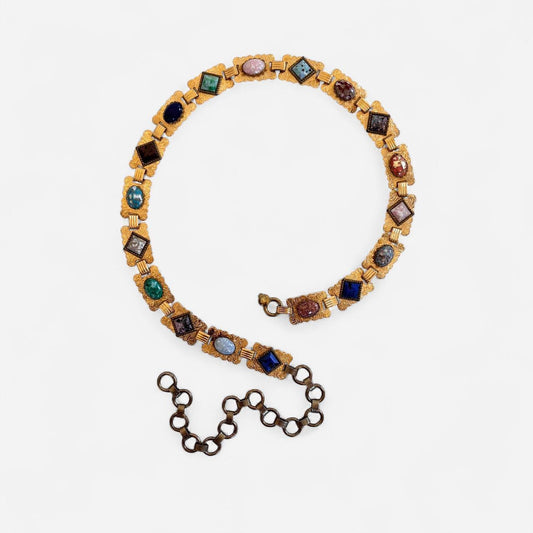 Vintage Gemstone Chain Belt