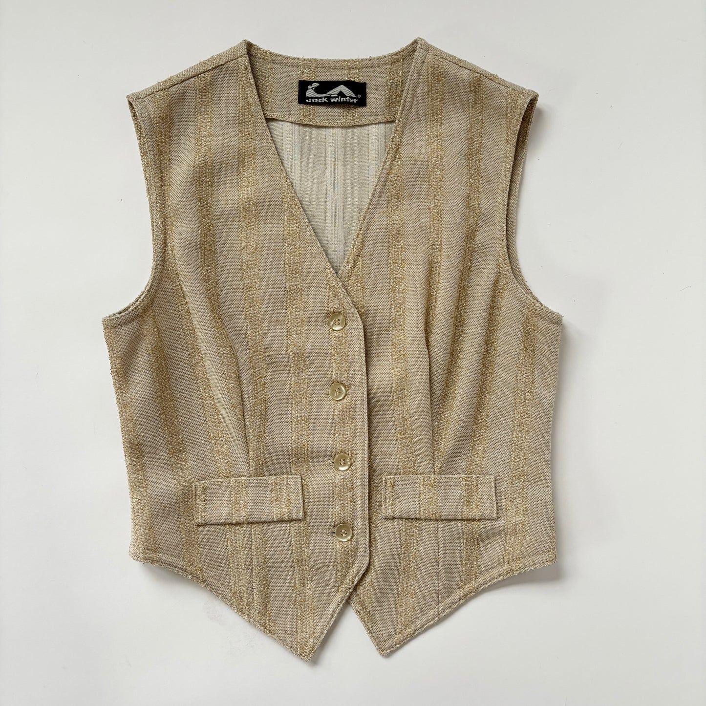 70s Glitter Vest (S)