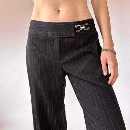 90s Pinstripe Trousers (XS/S)