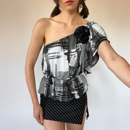 Y2K One Shouldered Top (S/M)