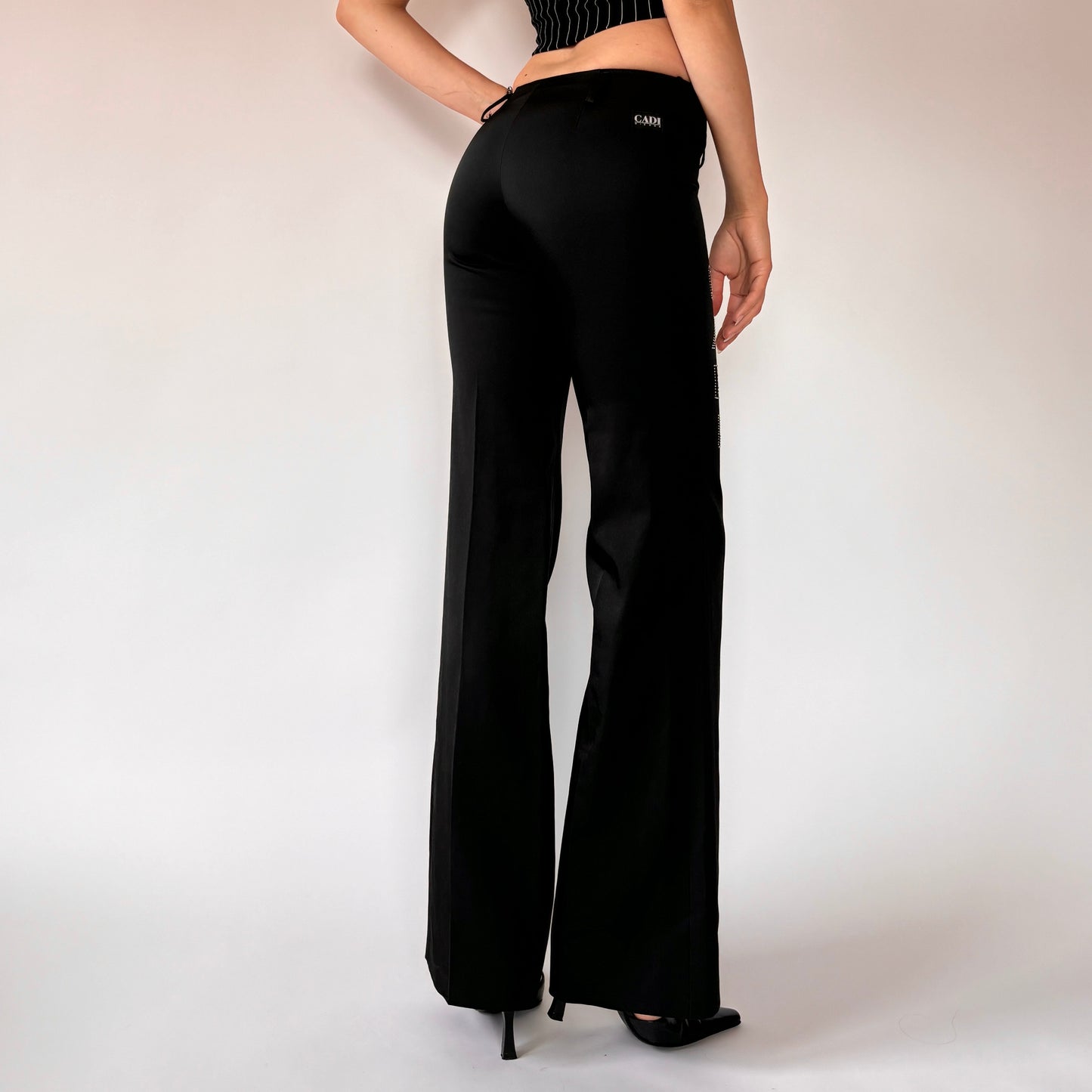Y2K Rhinestone Trousers (XXS)