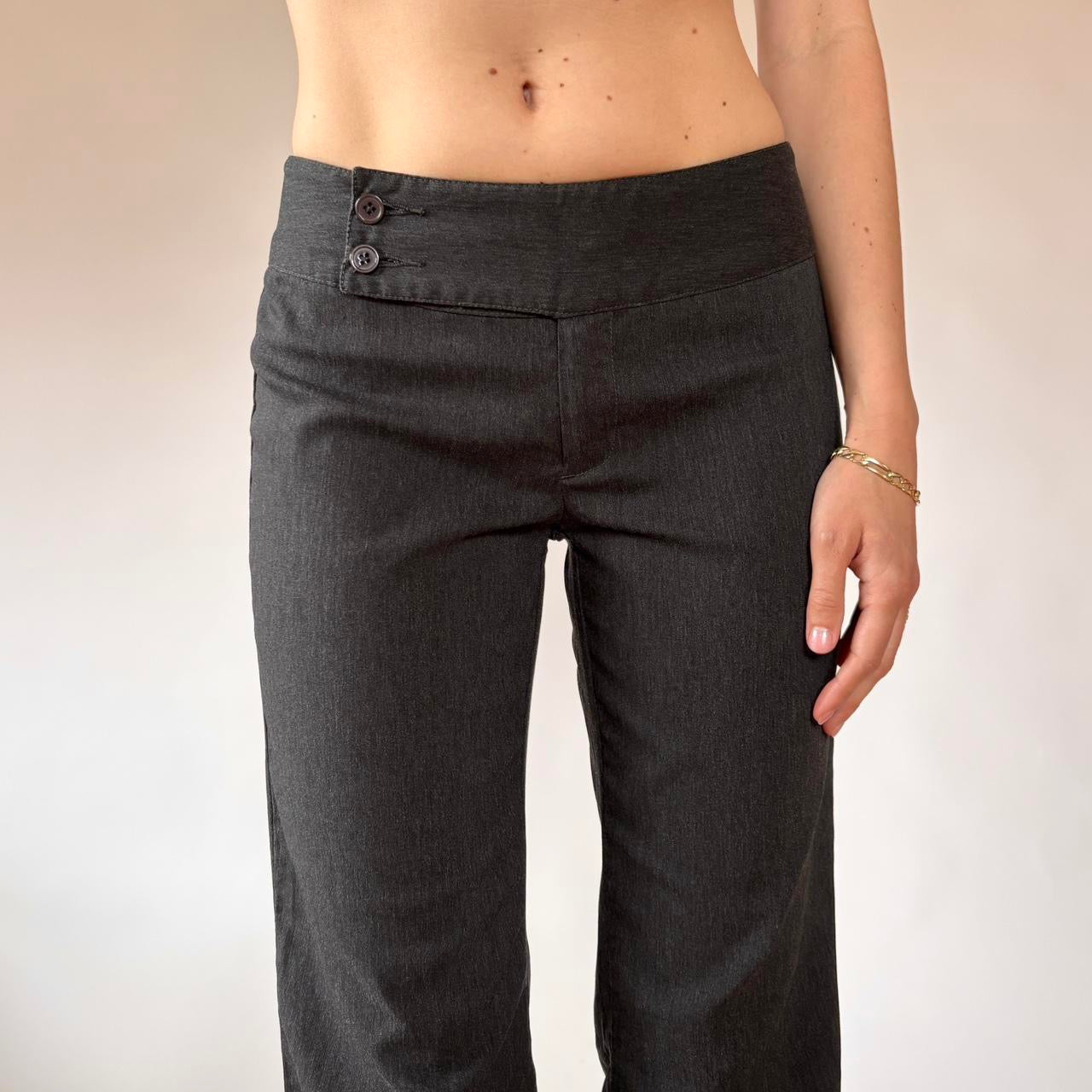 Y2K Gray Office Trousers (XS)