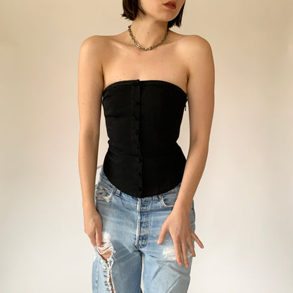 Y2K Strapless Top (XS)