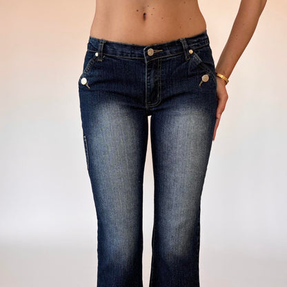 Y2K Denim Capris (XS)