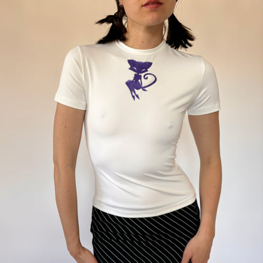 90s Feline Fatale Tee (XS)