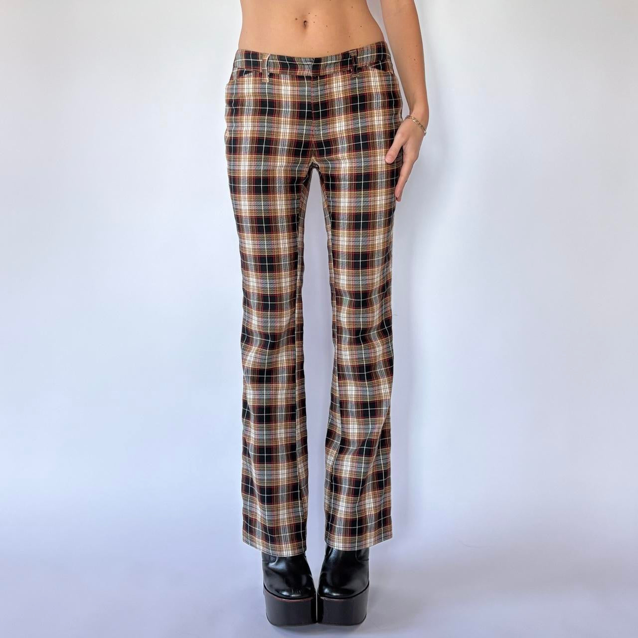 Autumn 2001 Old Navy Plaid Flares (S)