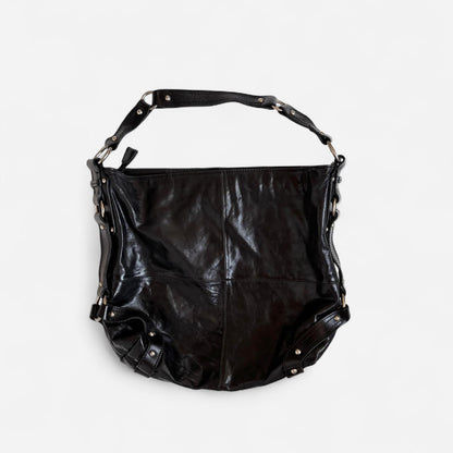 Genuine Leather Studded Bag