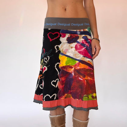 Desigual Graphic Midi Skirt (L/XL)
