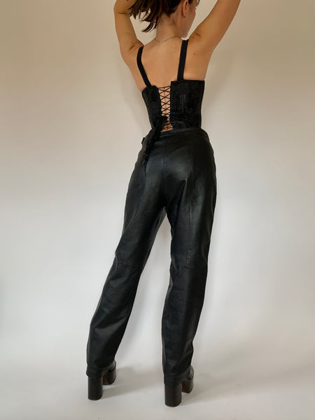 Vintage Leather Pants (M)
