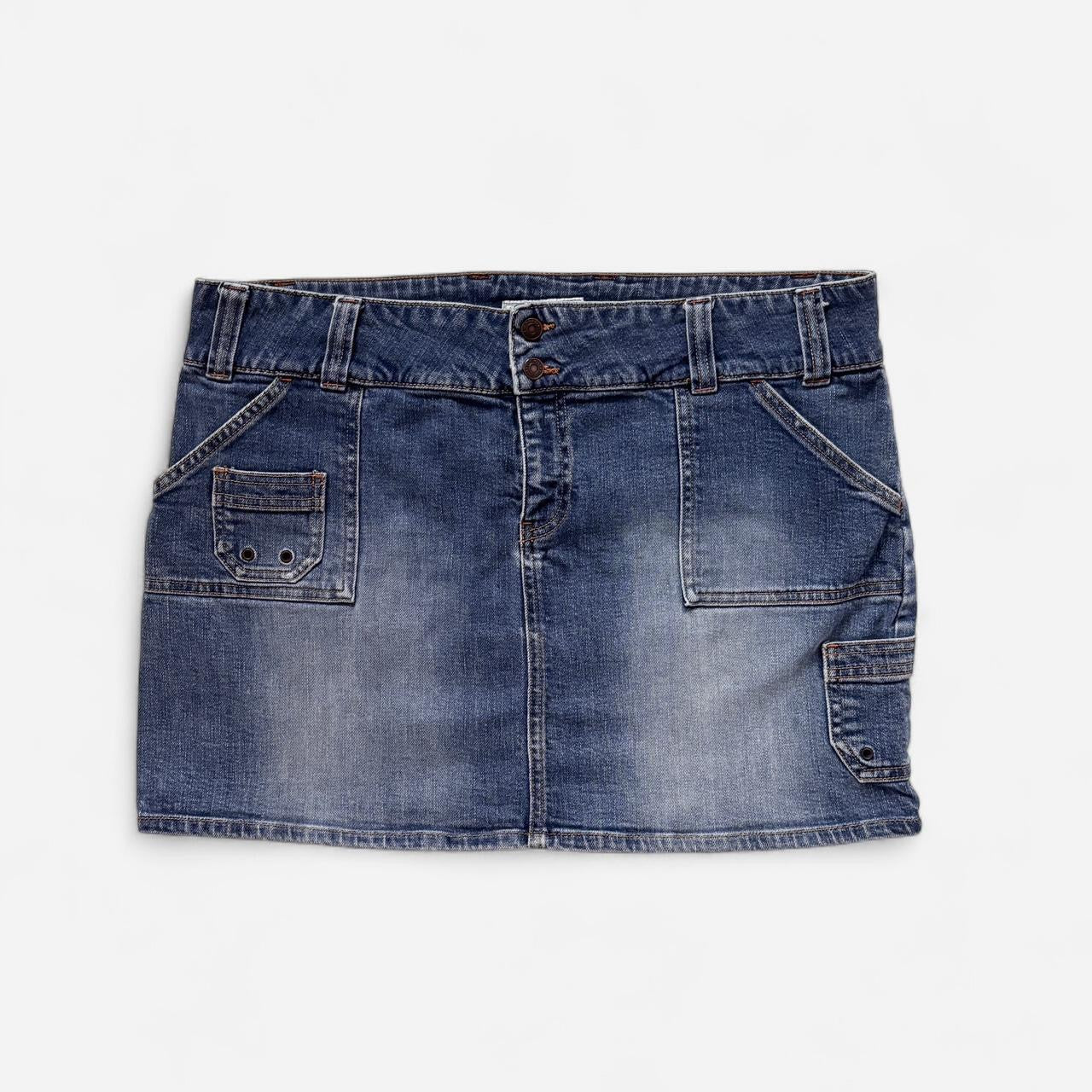 2004 Denim Mini Skirt (XL)