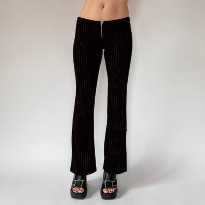 Y2K Pinstripe Flares (XS/S)