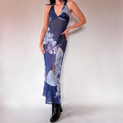 Victoria’s Secret Silk Floral Slip (M)