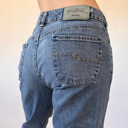 Y2K Bootcut Jeans (S)