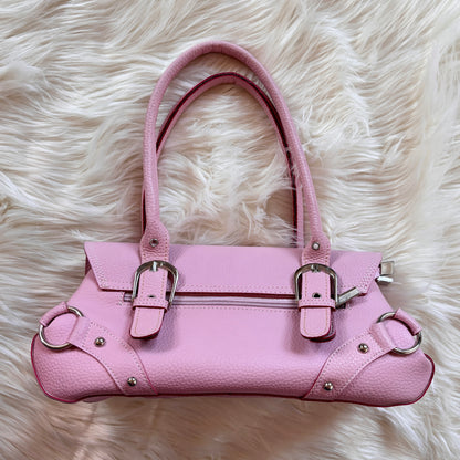 Y2K Baby Pink Buckle Bag