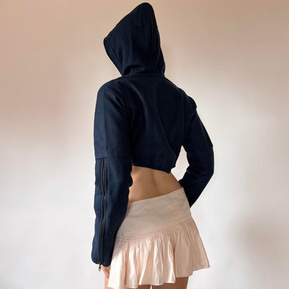 2000s Cropped Festival Hoodie (S)