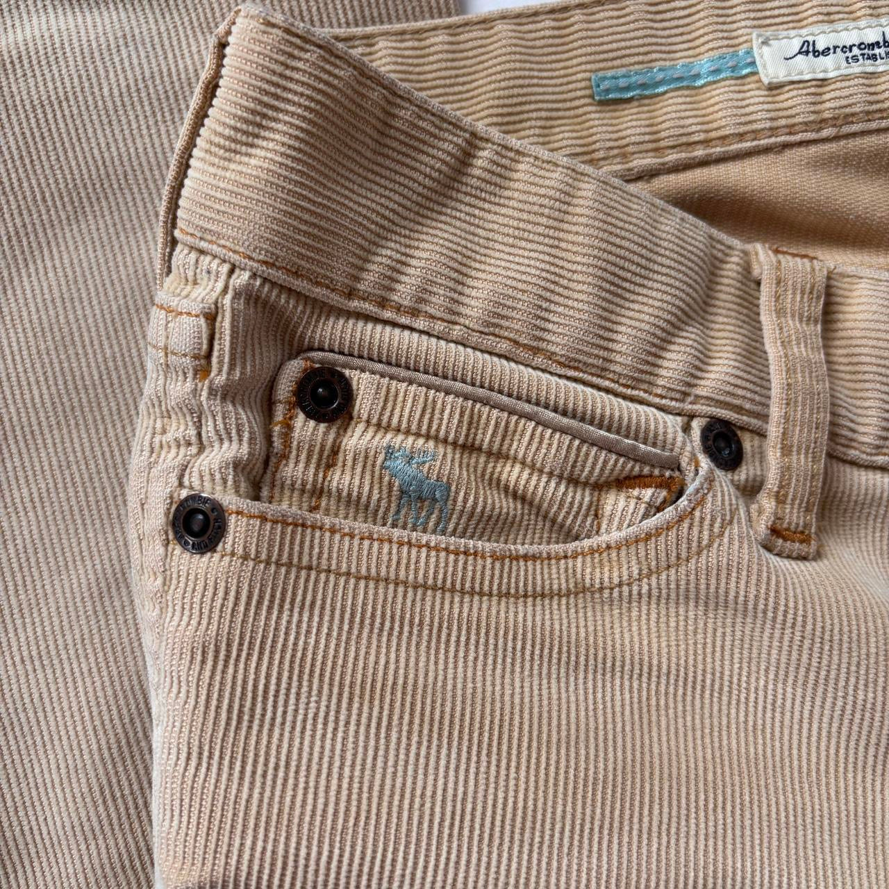 Y2K Abercrombie & Fitch Low Rise Corduroys (XXS)