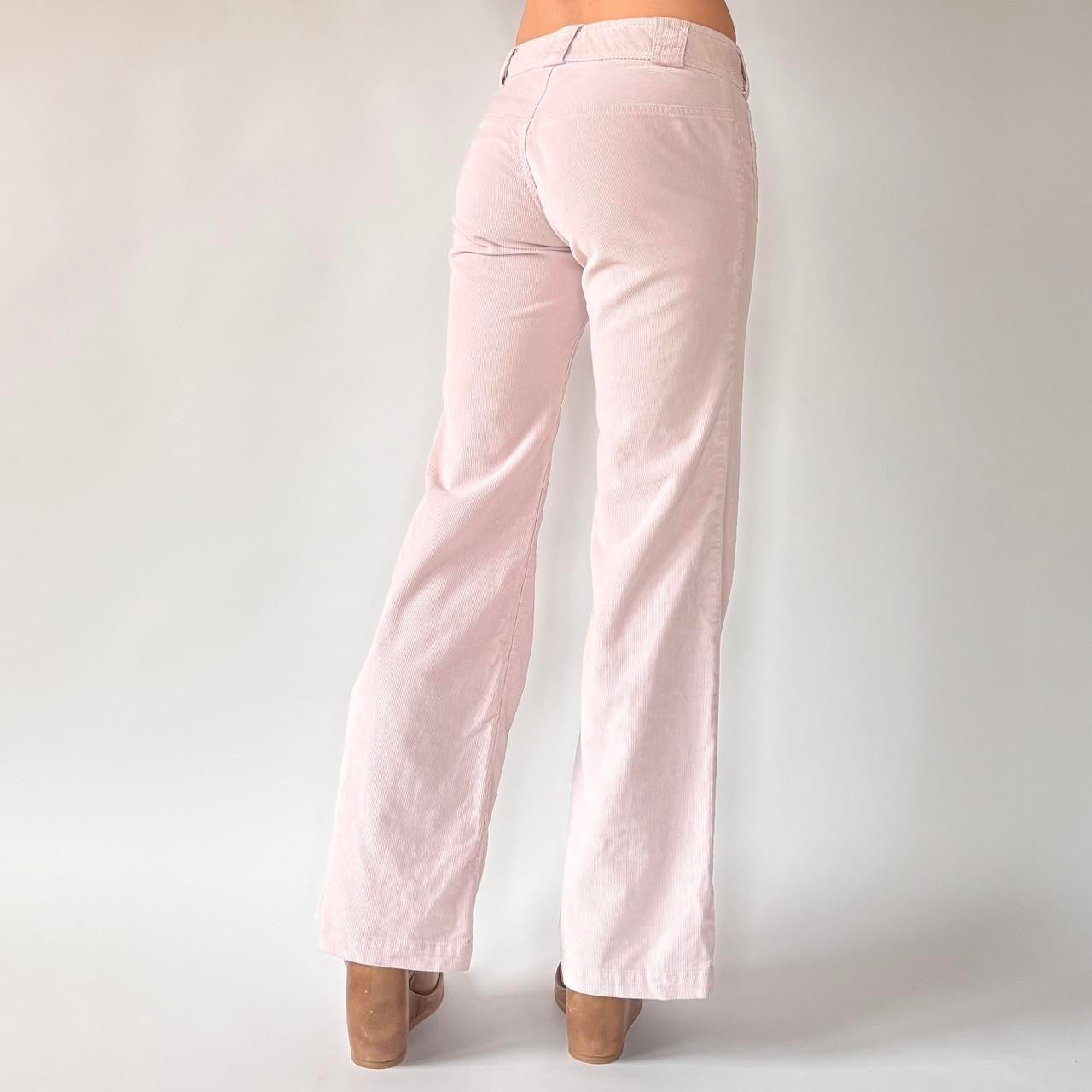 Y2K Baby Pink Corduroys (XS)