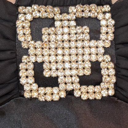 Y2K Deadstock Noir Formal Gown (S)