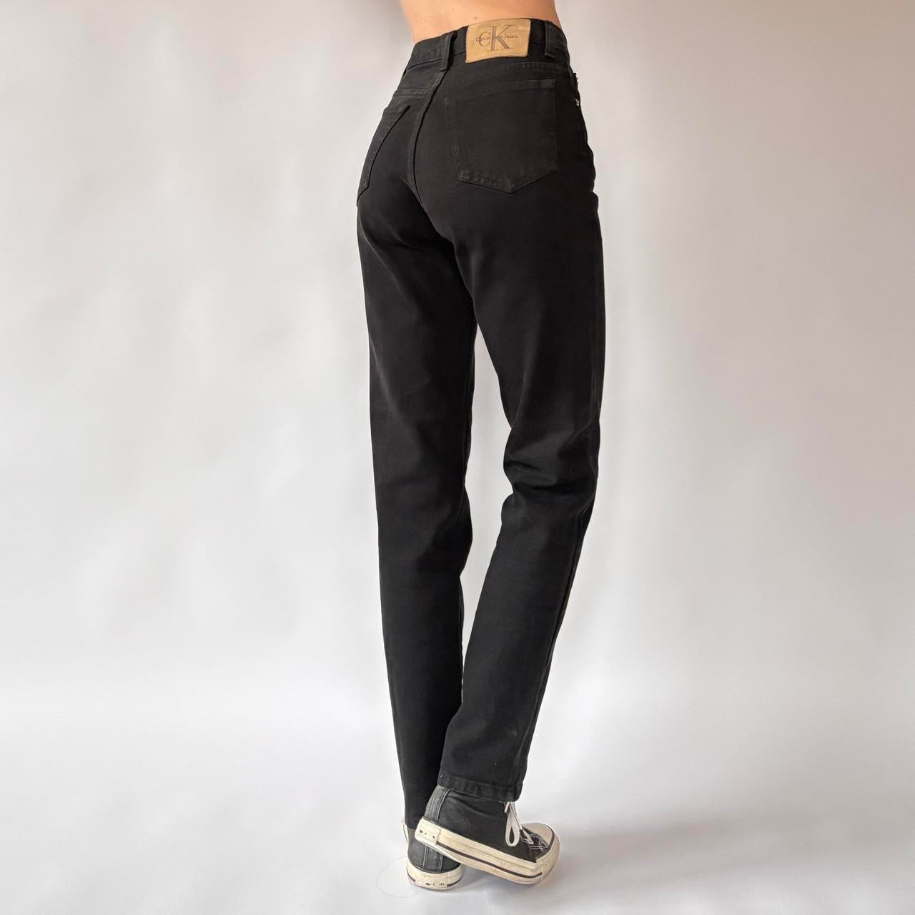 90s Black Calvin Klein Jeans (XS)