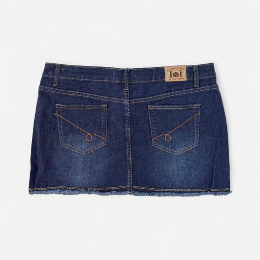 Y2K Deadstock Denim Mini Skirt (M/L)