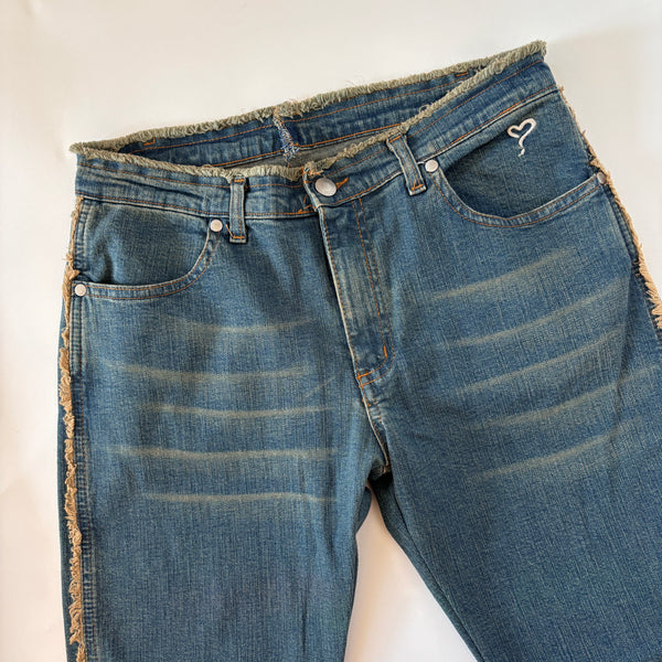 Y2K Kick Flare Jeans (S)