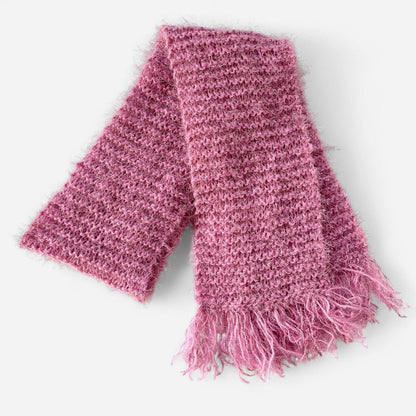 Y2K Pink Knitted Scarf